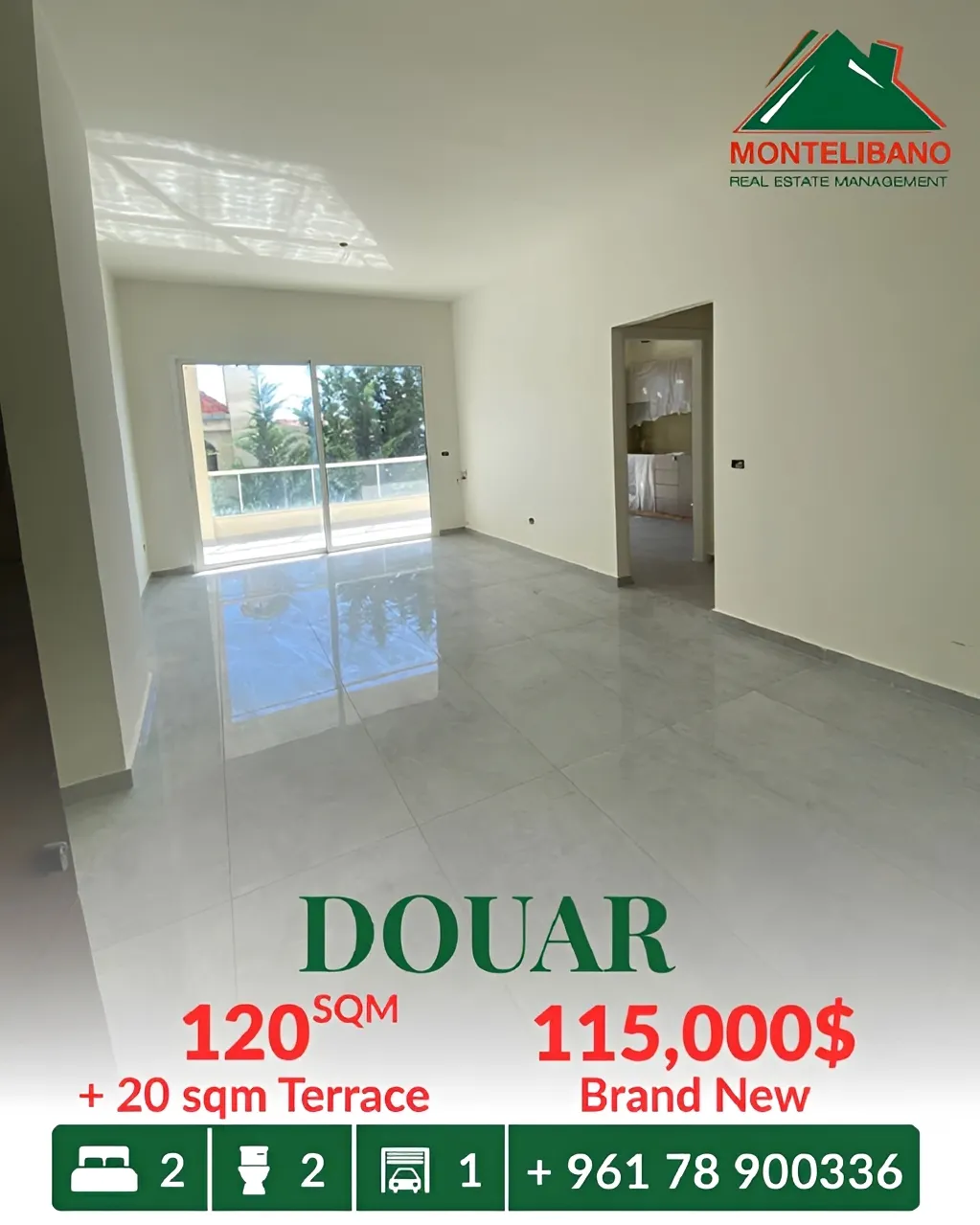 Apartment for sale in Douar