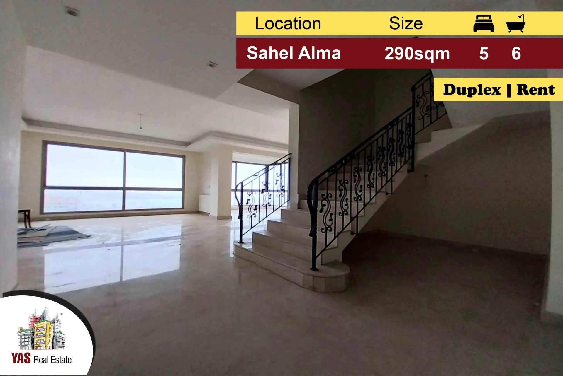Apartment for Rent in Sahel Alma - 5 bed, 6 bath