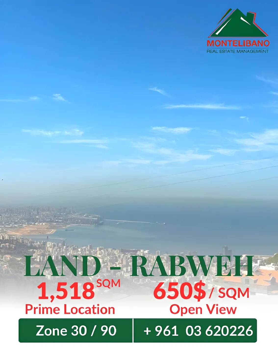 Residential Land for sale in Rabweh