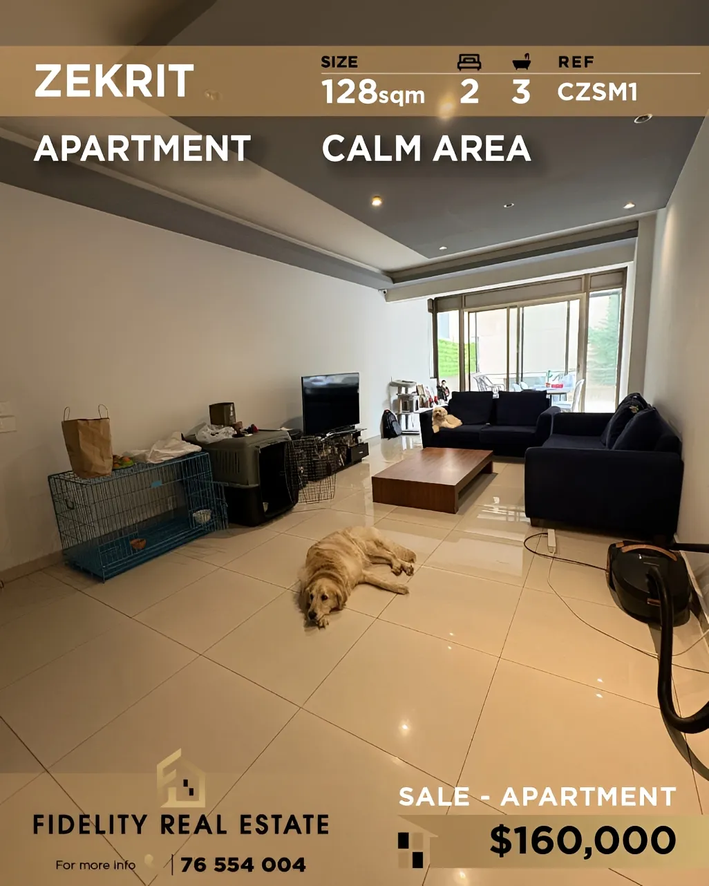 Apartment for sale in Zikrit, Lebanon - 2 bed, 3 bath