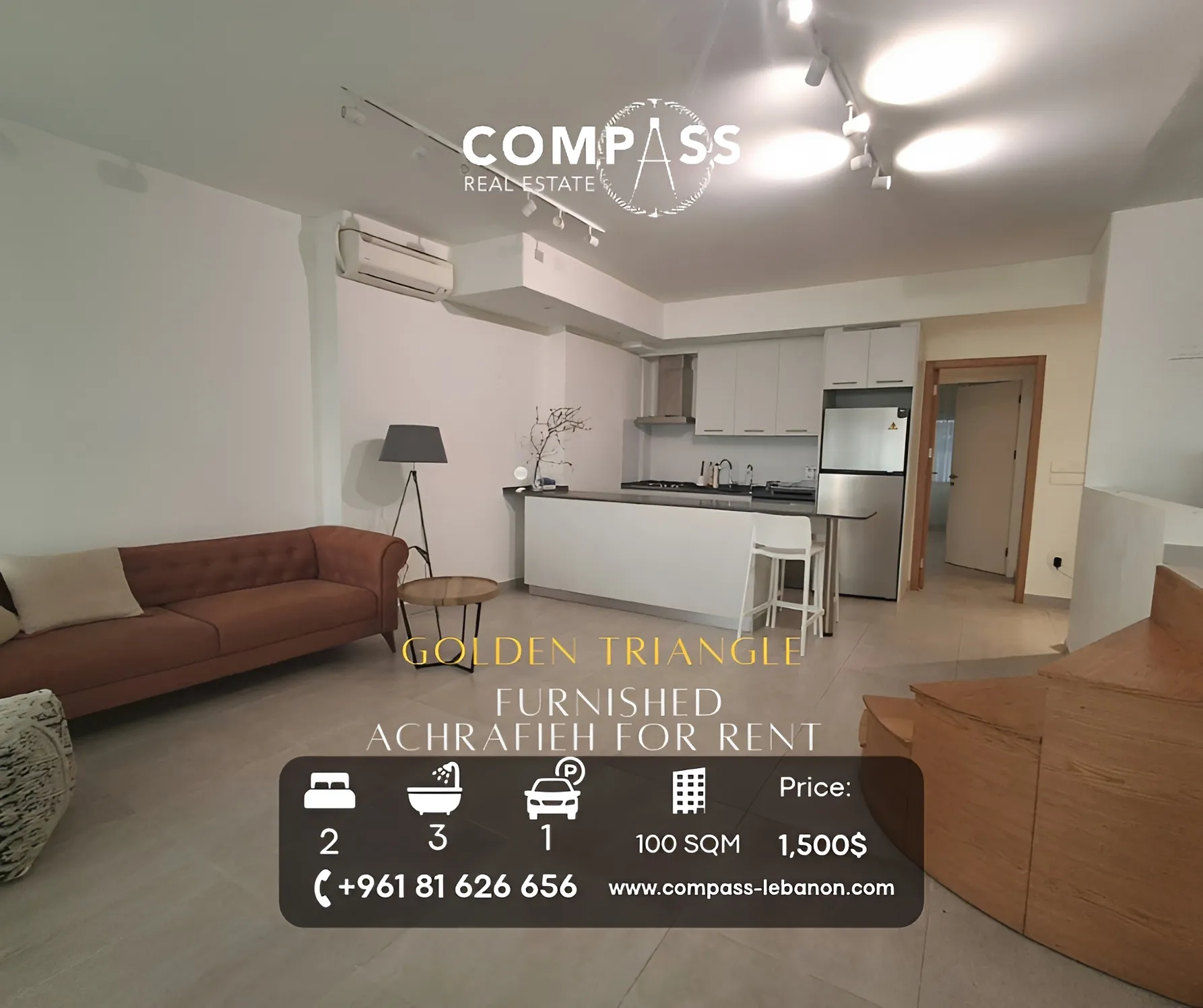 Apartment for rent in Achrafieh
