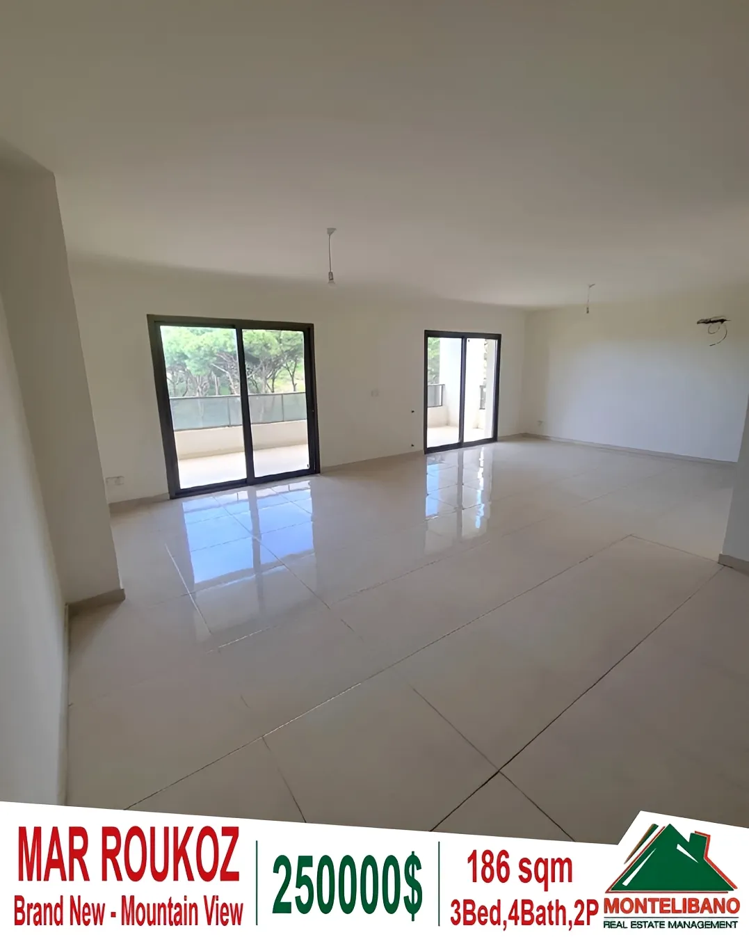 Apartment for sale in Mar Roukouz, Lebanon