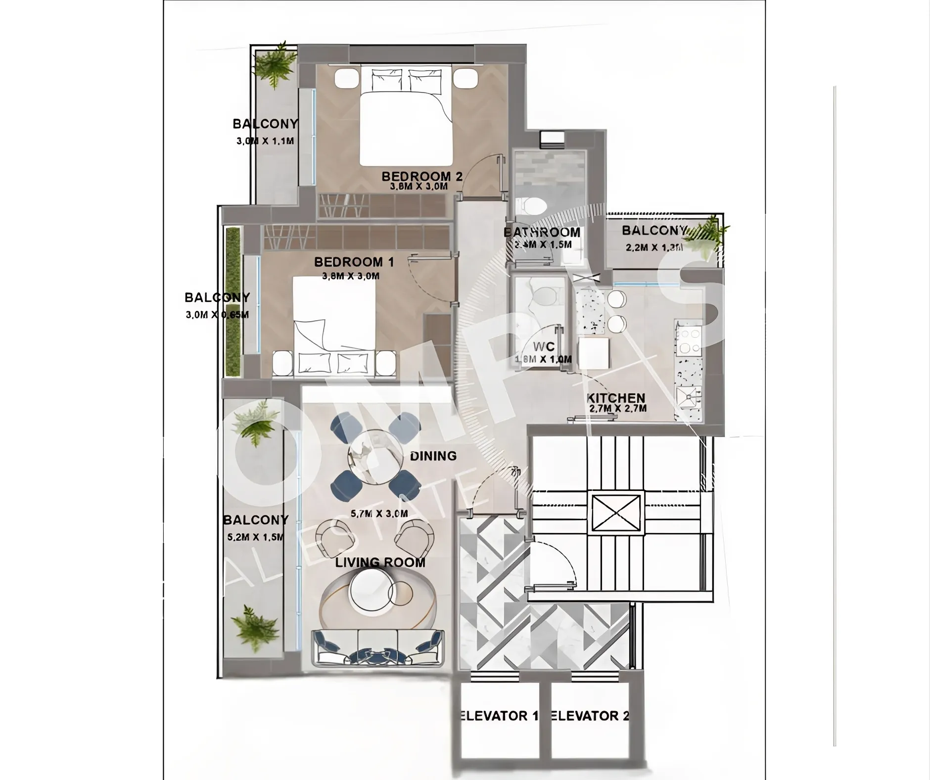 Apartment for Sale in Hamra, Beirut, Lebanon