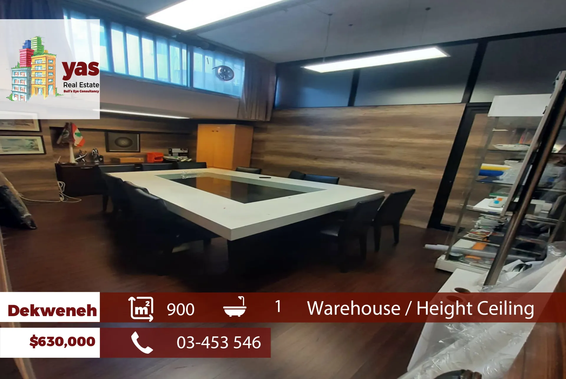 Warehouse for Sale in Dekwaneh