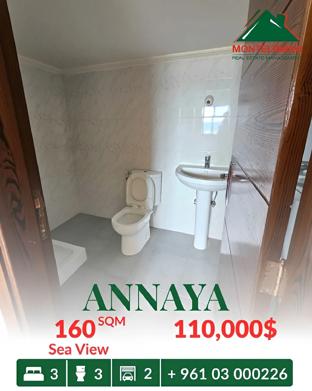 Apartment for sale in Aannaya, Lebanon