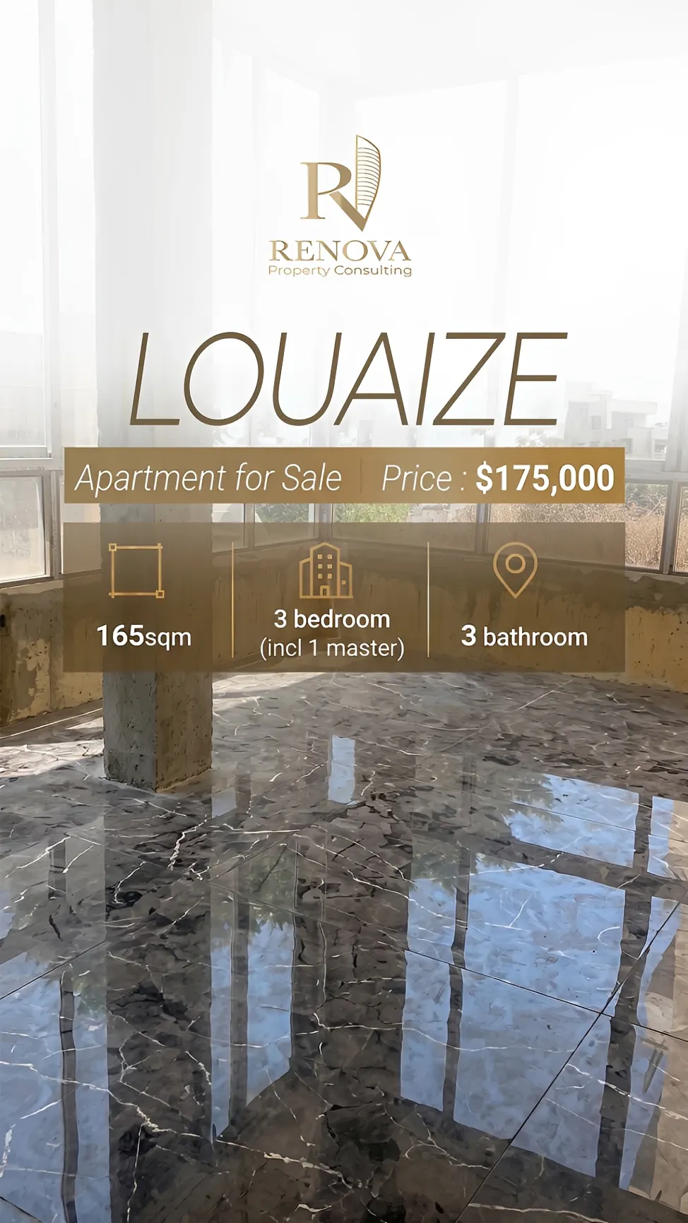 Apartment for sale in Louaizeh, Lebanon