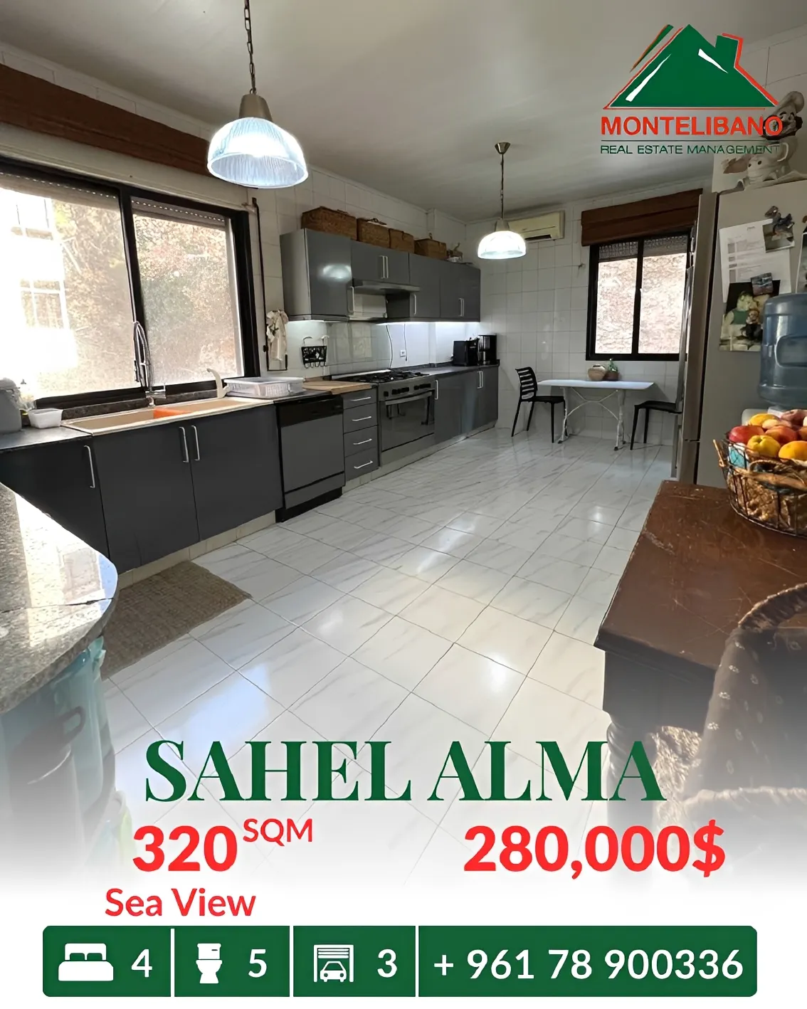 Apartment for Sale in Sahel Aalma, Lebanon