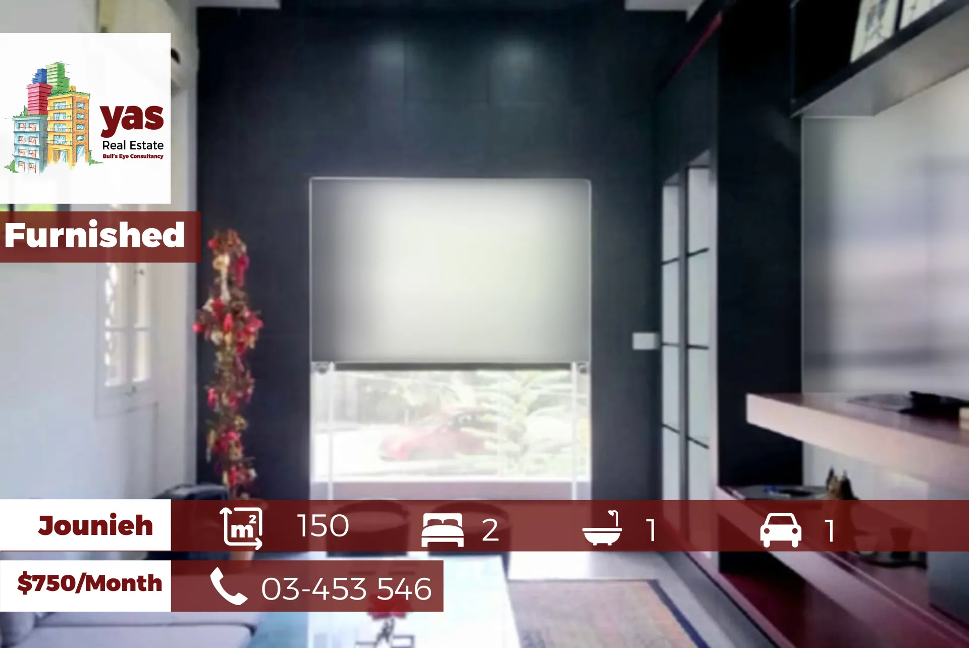 Apartment for Rent in Jounieh