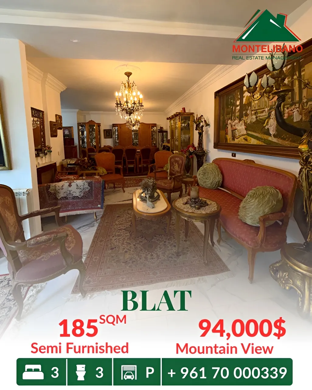 Apartment for sale in Blat