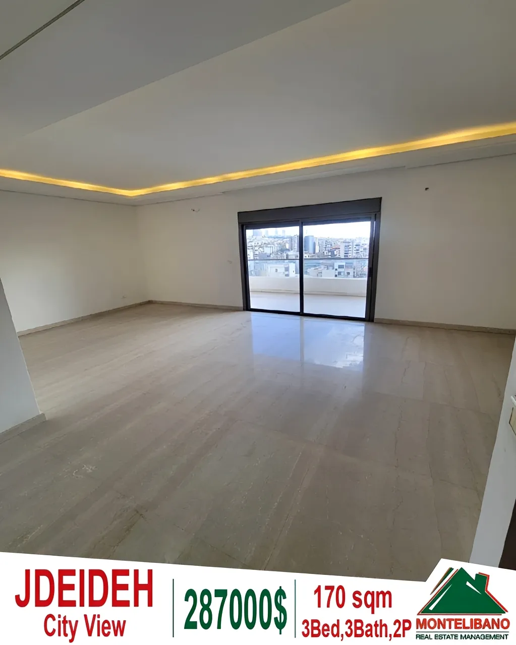 Apartment for sale in Jdeideh, Lebanon - 3 bed, 3 bath