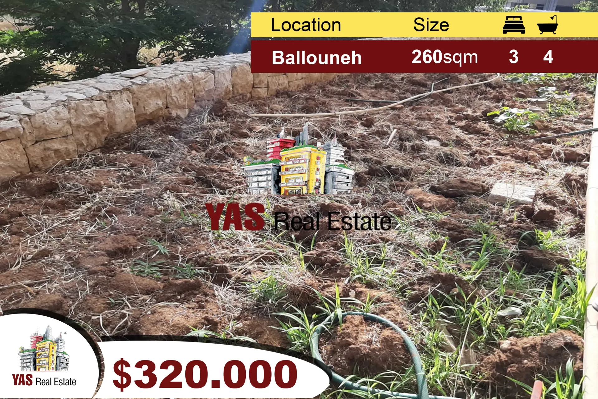 Apartment for Sale in Ballouneh