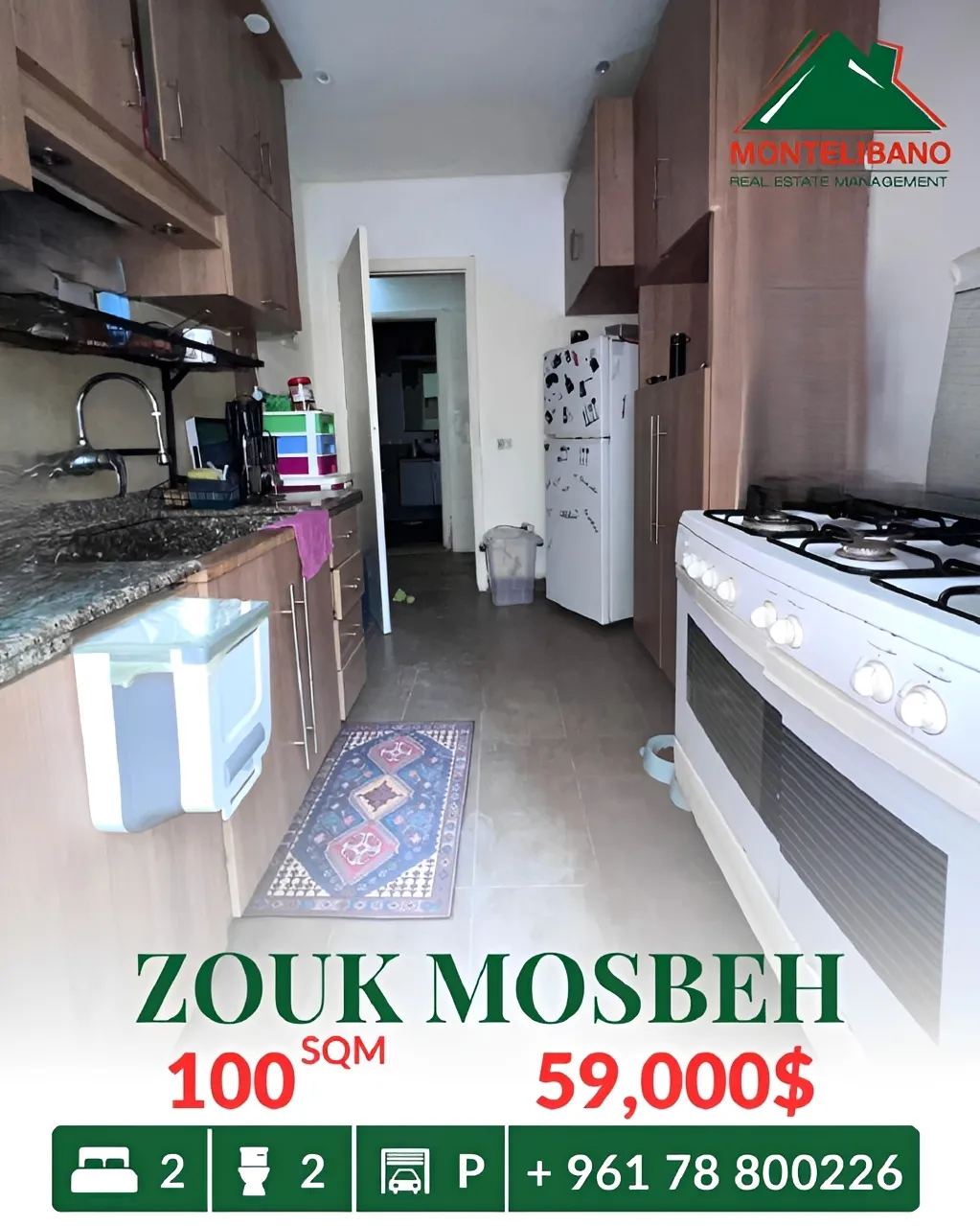 Apartment for sale in Zouk Mosbeh