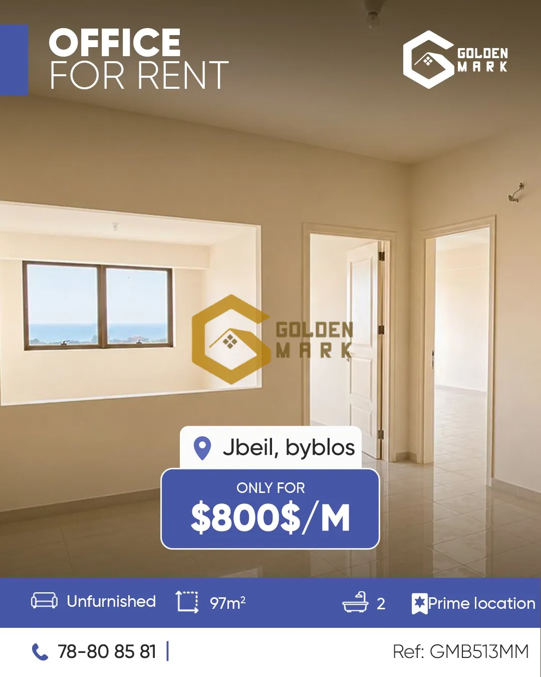 Office for Rent in Byblos