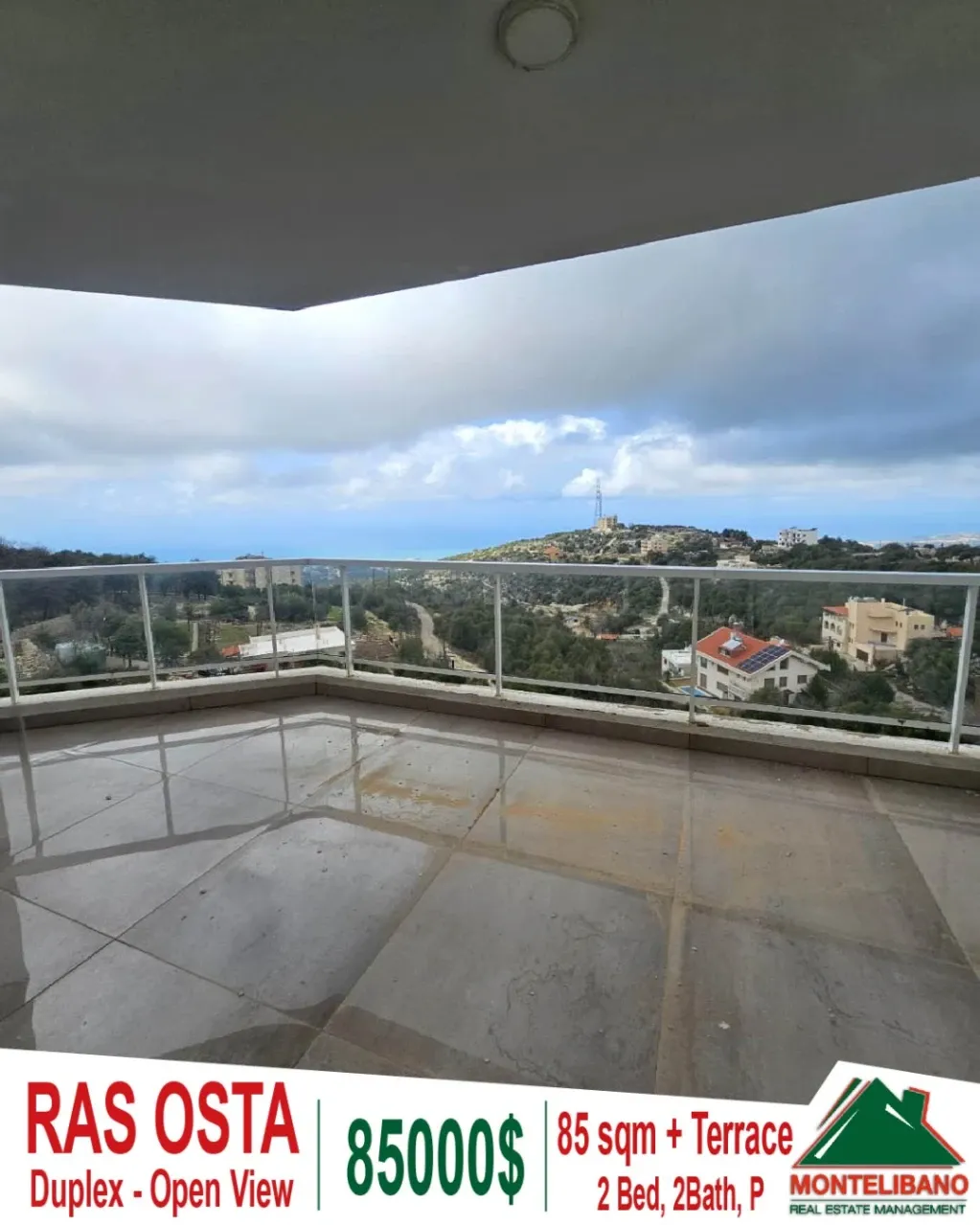 Duplex for sale in Ras Osta, Lebanon - 2 bed, 2 bath