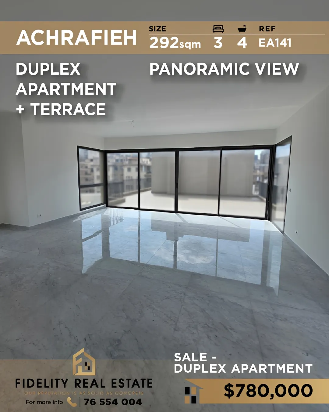 Apartment for sale in Achrafieh, Beirut, Lebanon