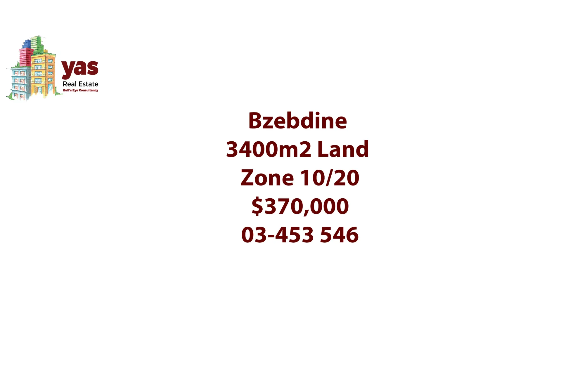 Land for Sale in Bzebdine