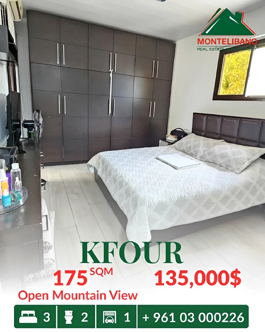 Apartment for sale in Kfour