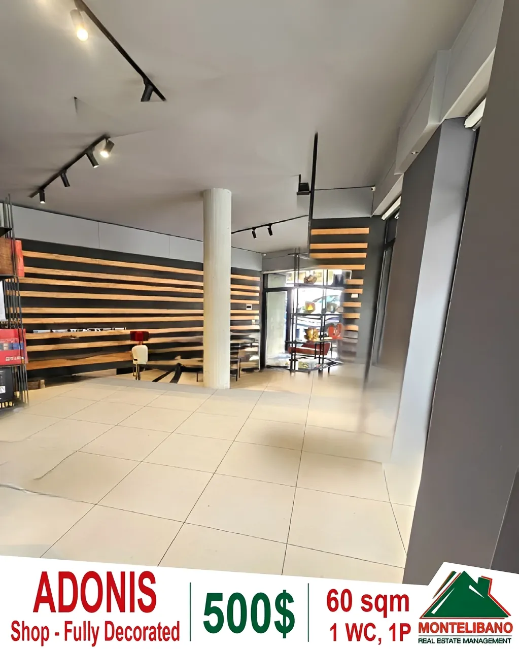 Shop for rent in Adonis, Lebanon
