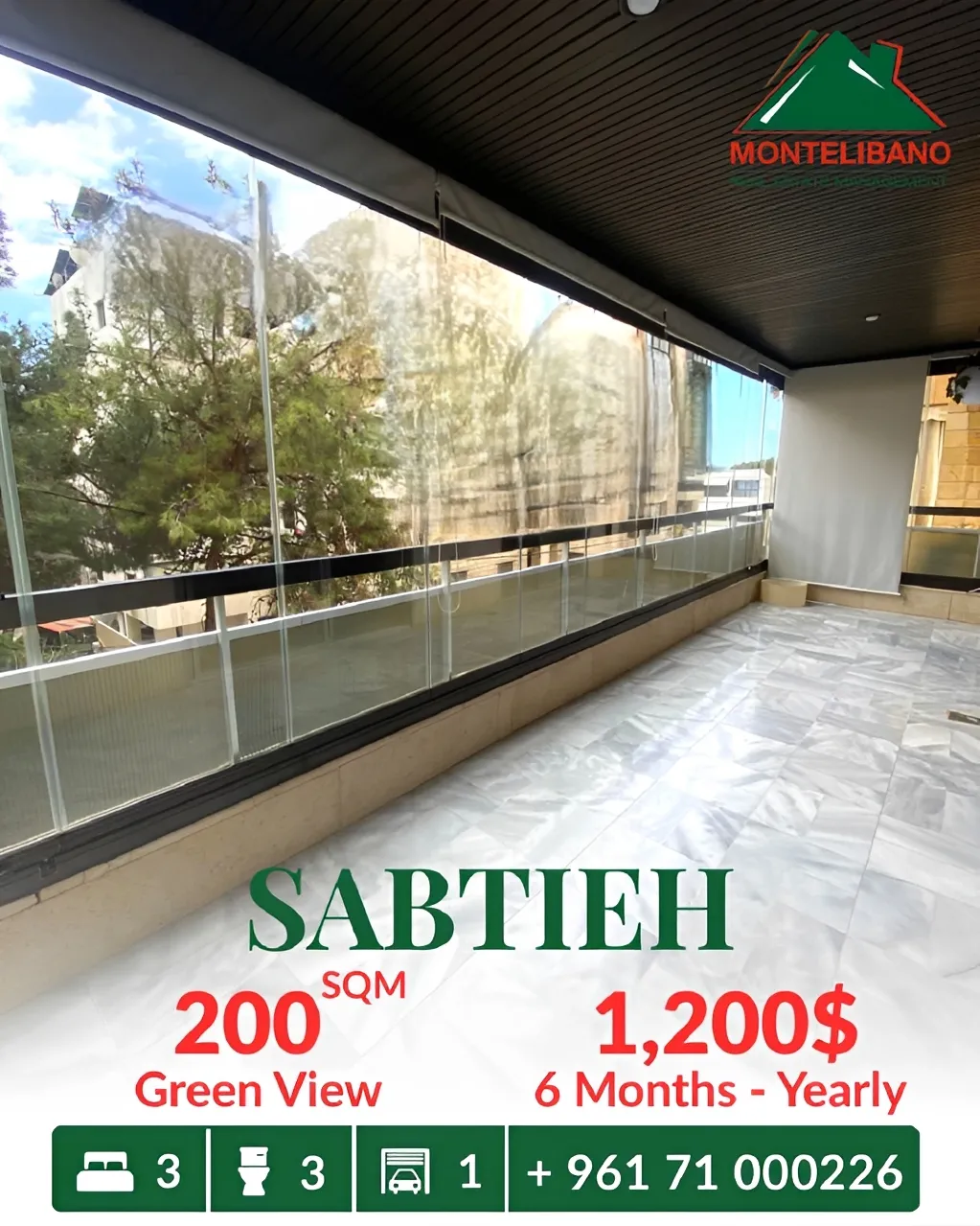 Apartment for rent in Rue 4, Lebanon