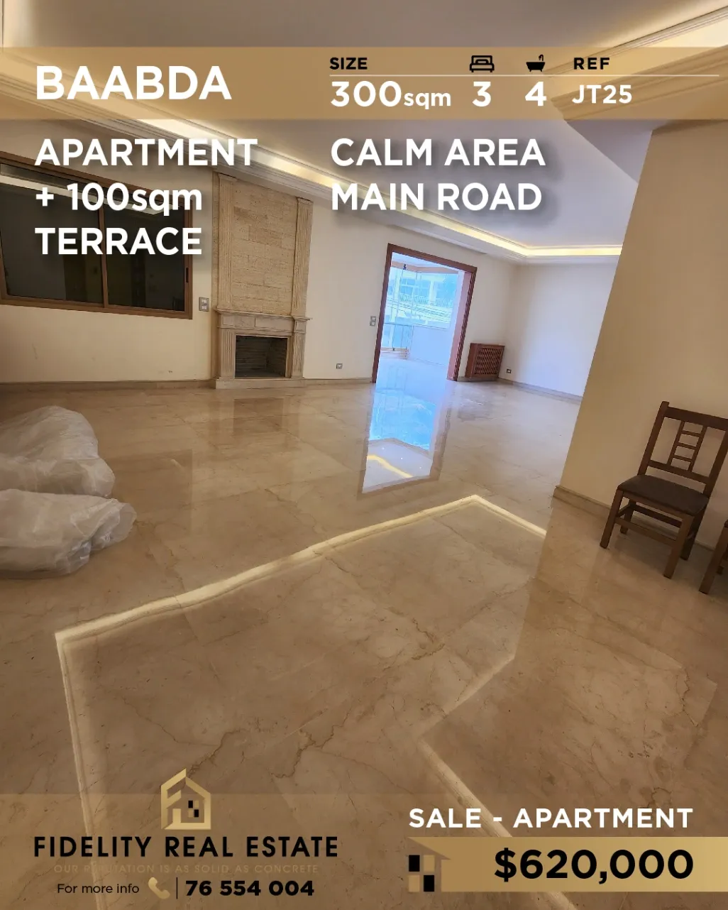 Apartment for sale in Baabda, Lebanon