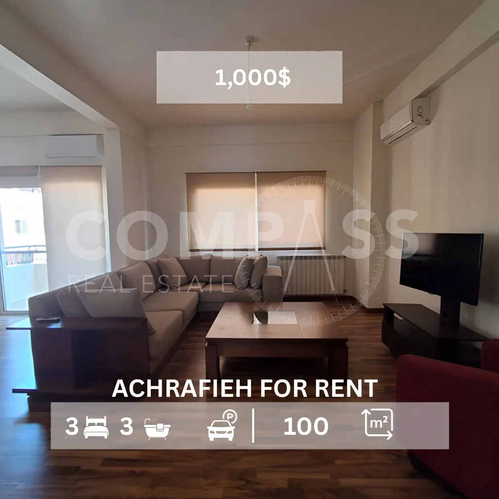 Apartment for rent in Mar Mikhael, Beirut, Lebanon
