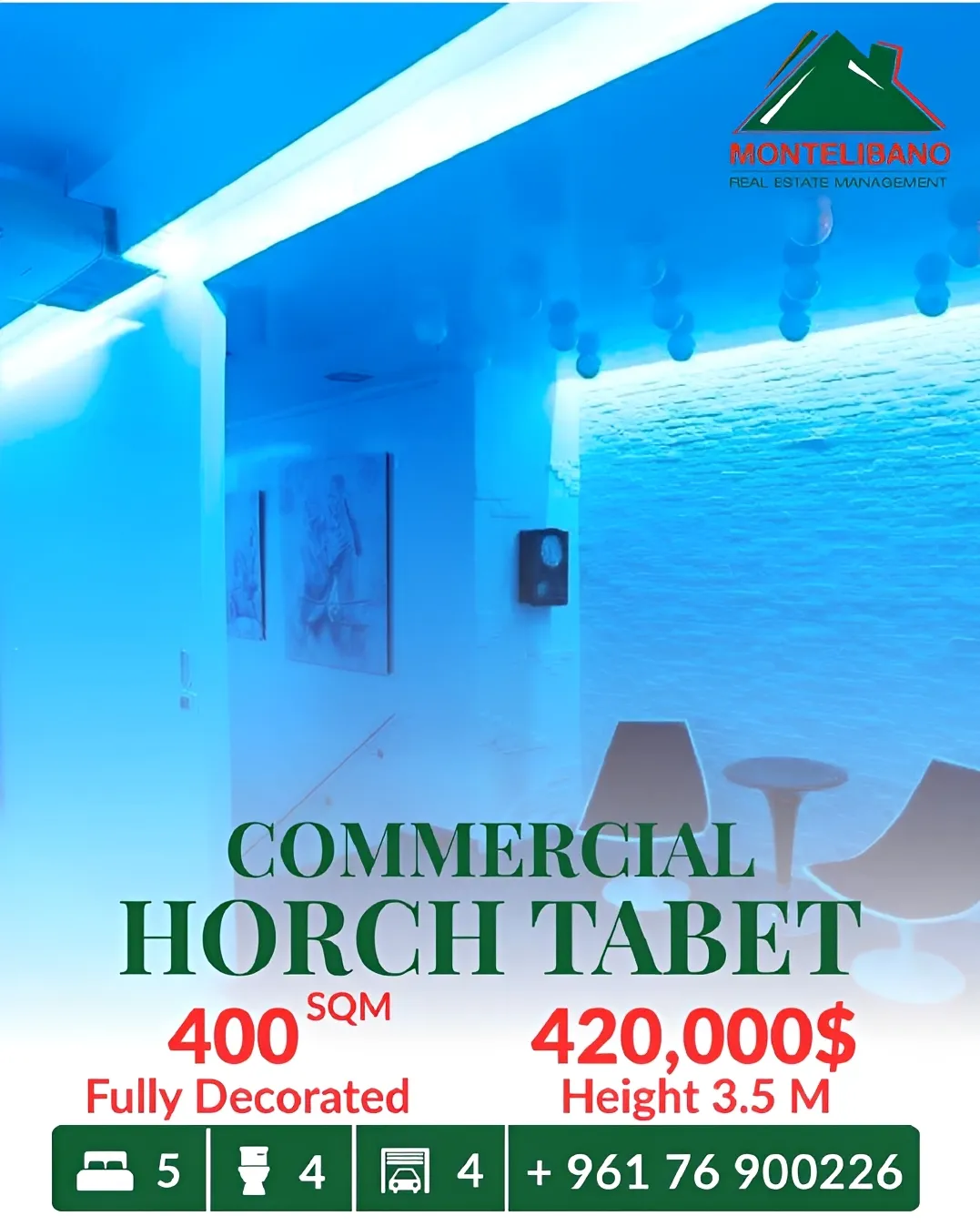 Commercial Commercial for sale in Horch Tabet, Lebanon