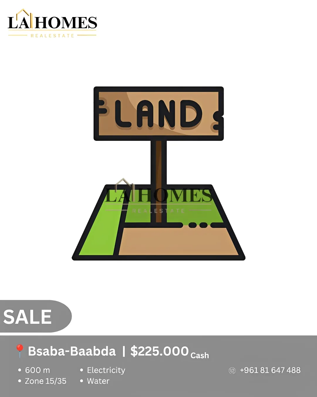 Land for sale in Bsaba, lebanon