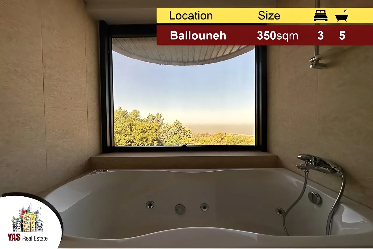 Apartment for Sale in Ballouneh - 3 bed, 5 bath