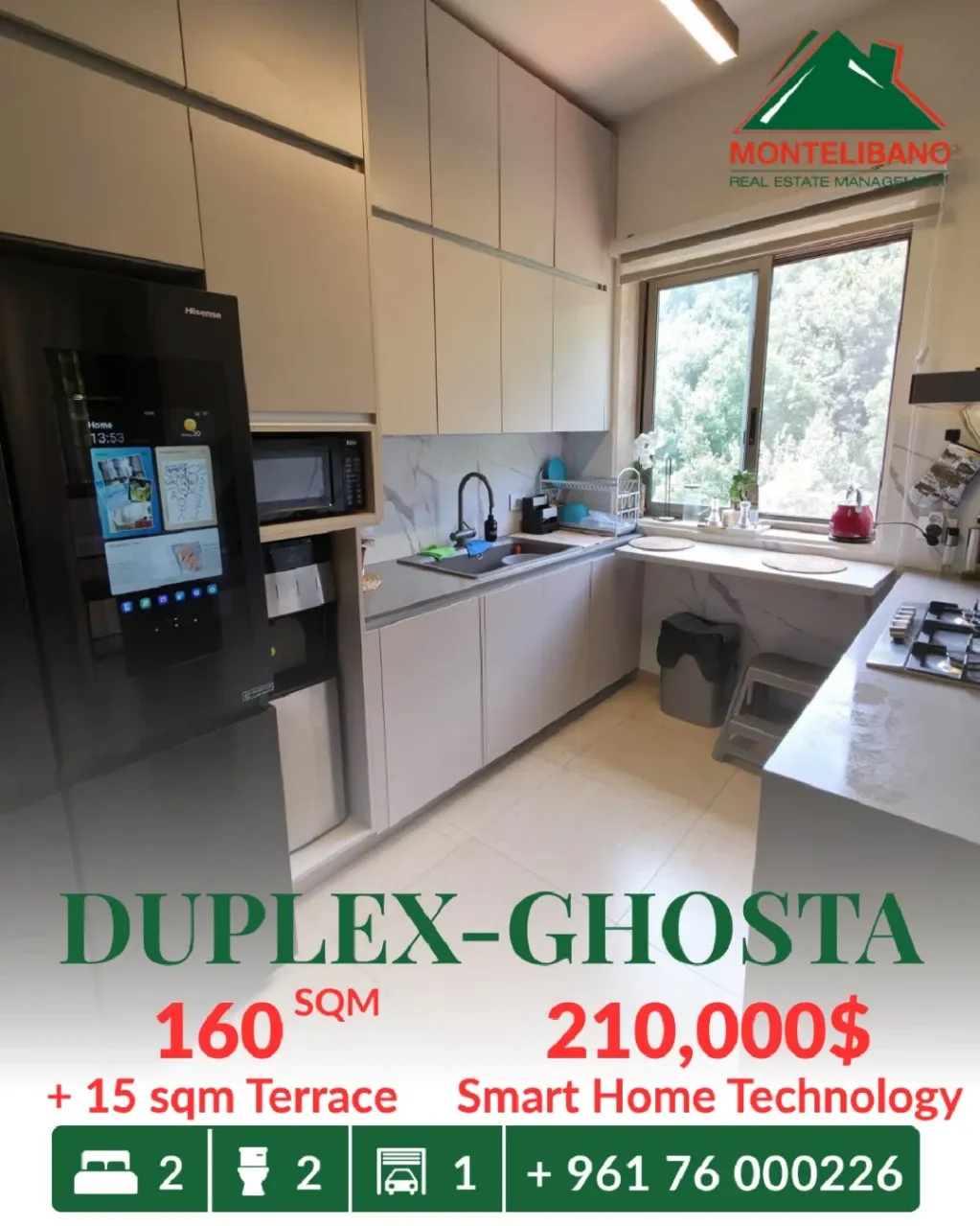 Duplex for sale in Ghosta, Lebanon