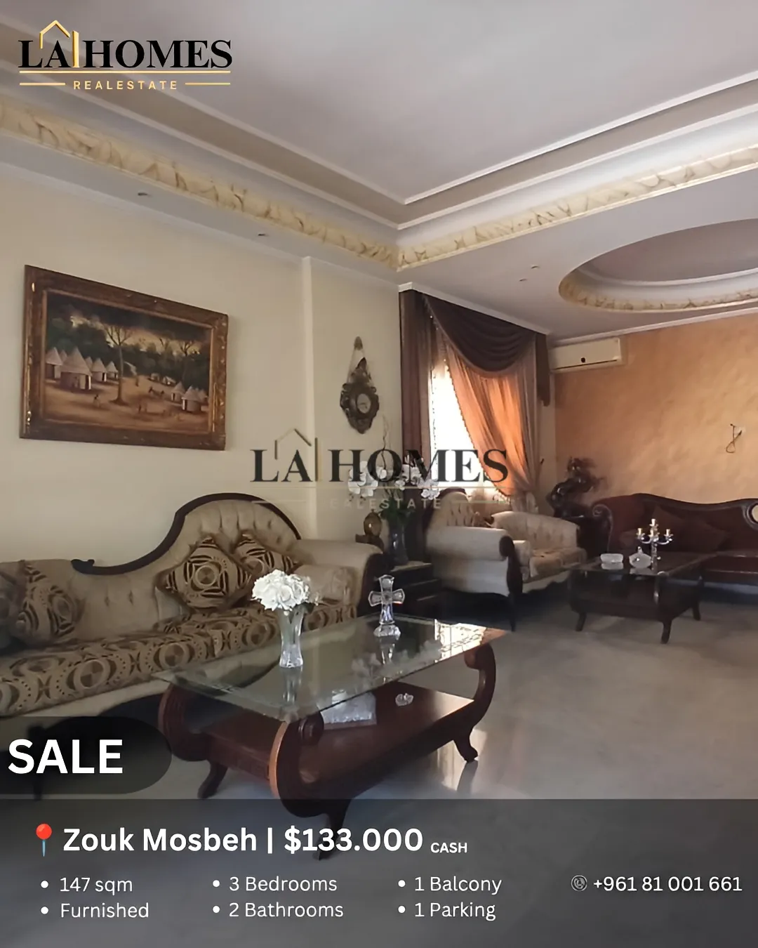 Apartment for sale in Zouk Mosbeh