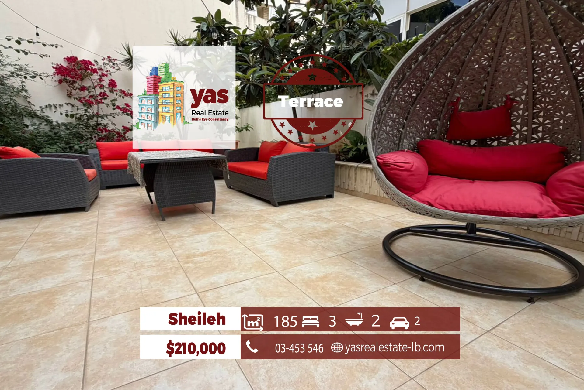 Apartment for Sale in Sehaile - 3 bed, 2 bath
