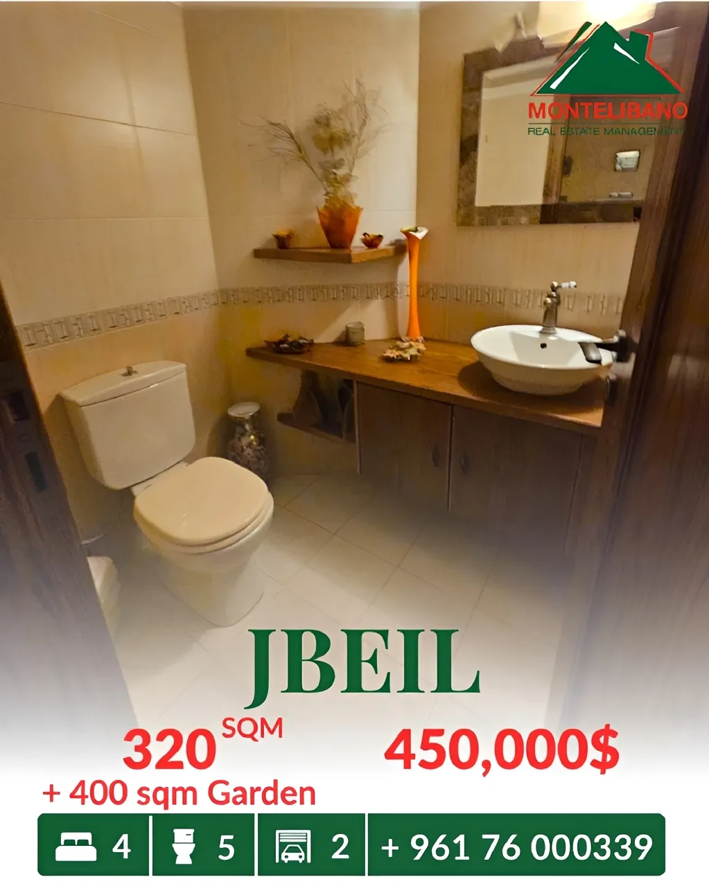 Apartment for sale in Jbeil, Lebanon