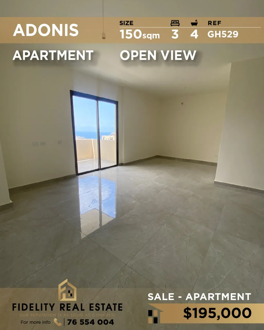Apartment for sale in Adonis, Lebanon - 3 bed, 4 bath