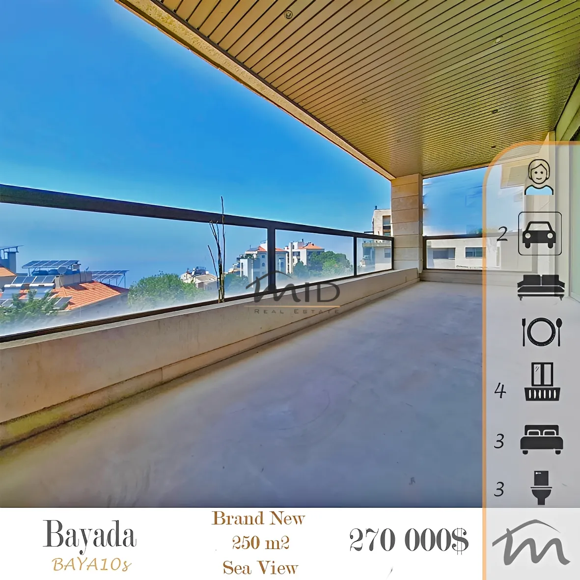 Residential in Bayada, rabieh - 3 bed, 4.0 bath