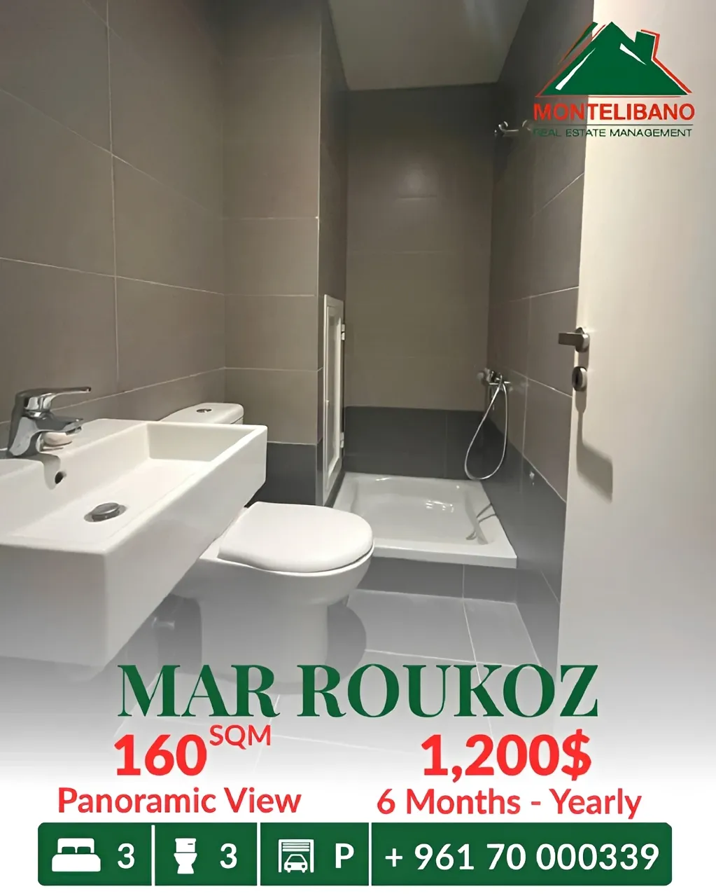 Apartment for rent in Mar Roukouz