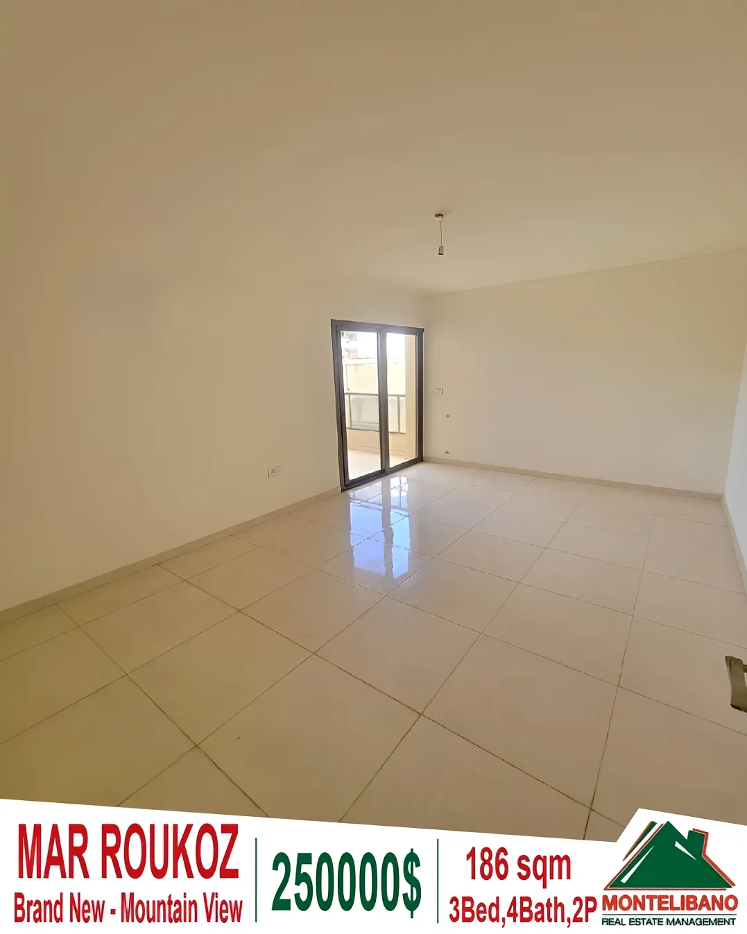 Apartment for sale in Mar Roukouz, Lebanon
