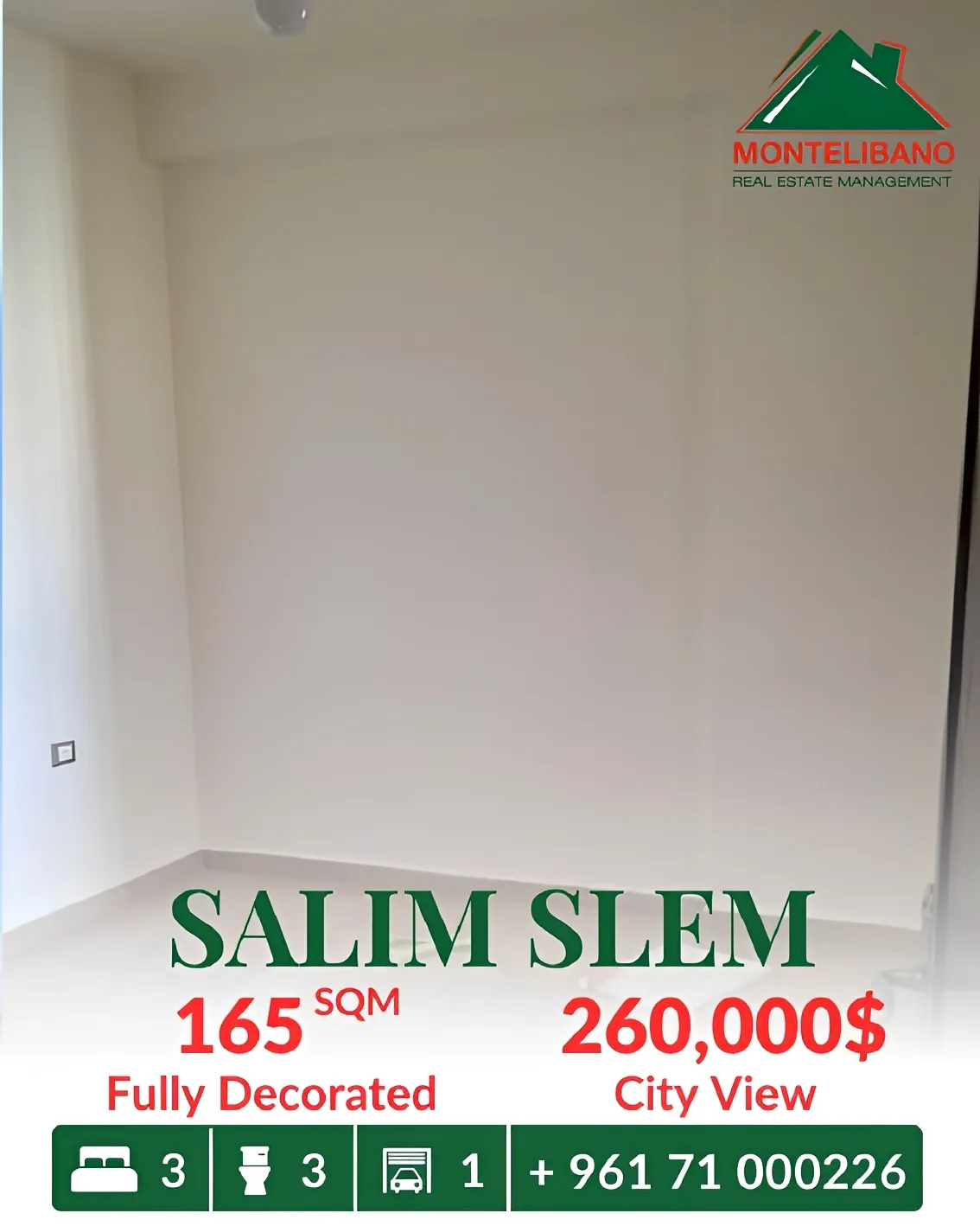 Apartment for sale in Beirut, Lebanon