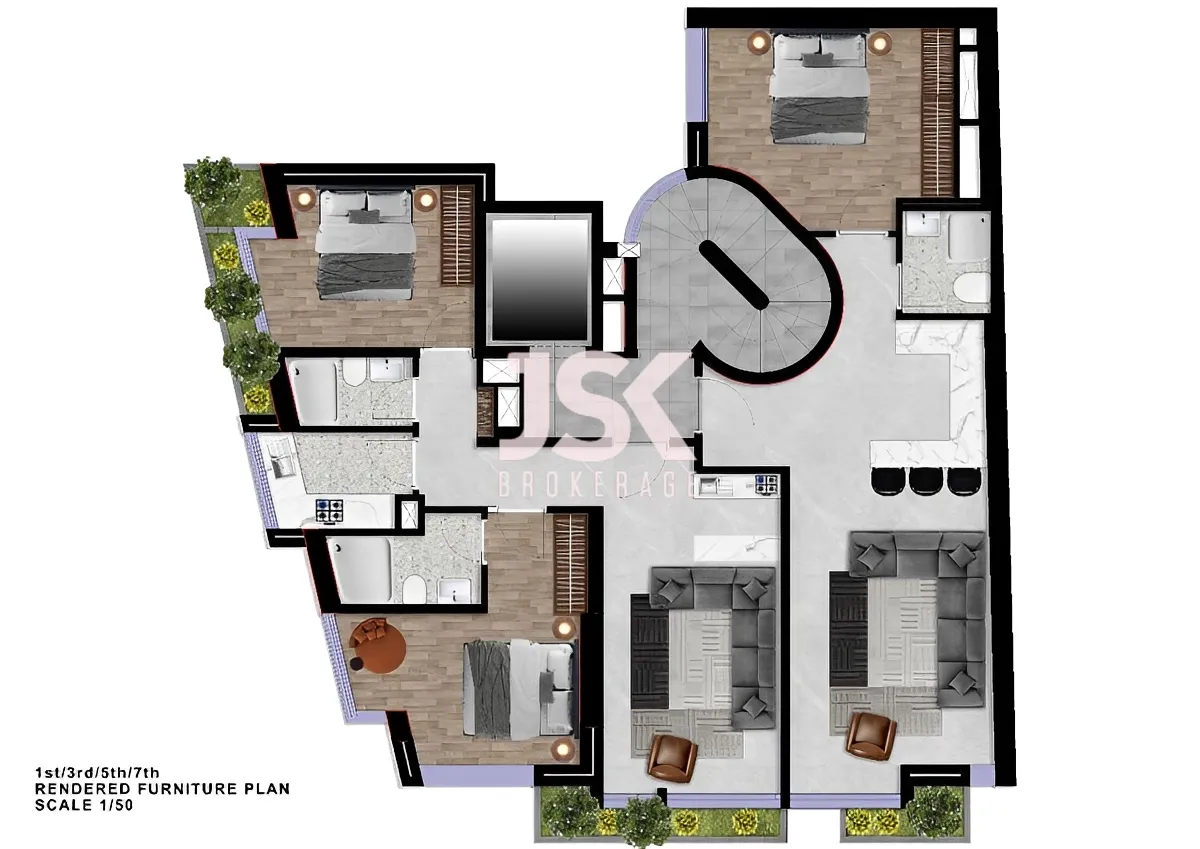 Apartment for Sale in Achrafieh, Beirut, Lebanon - 2 bed, 2 bath