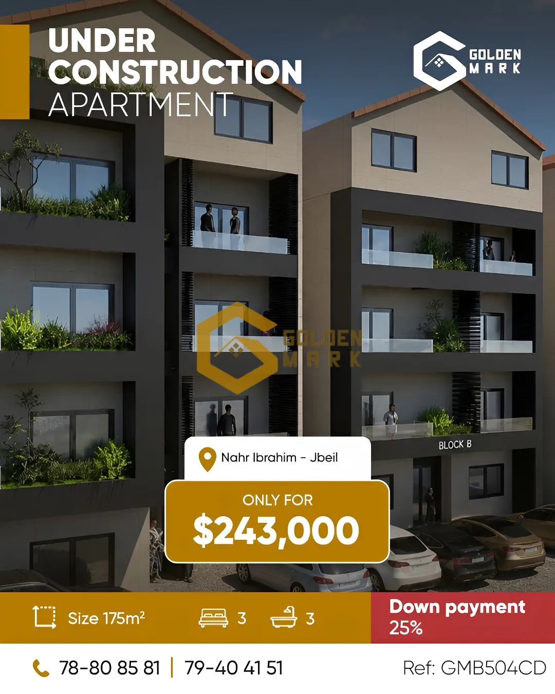 Apartment for Sale in Nahr Ibrahim