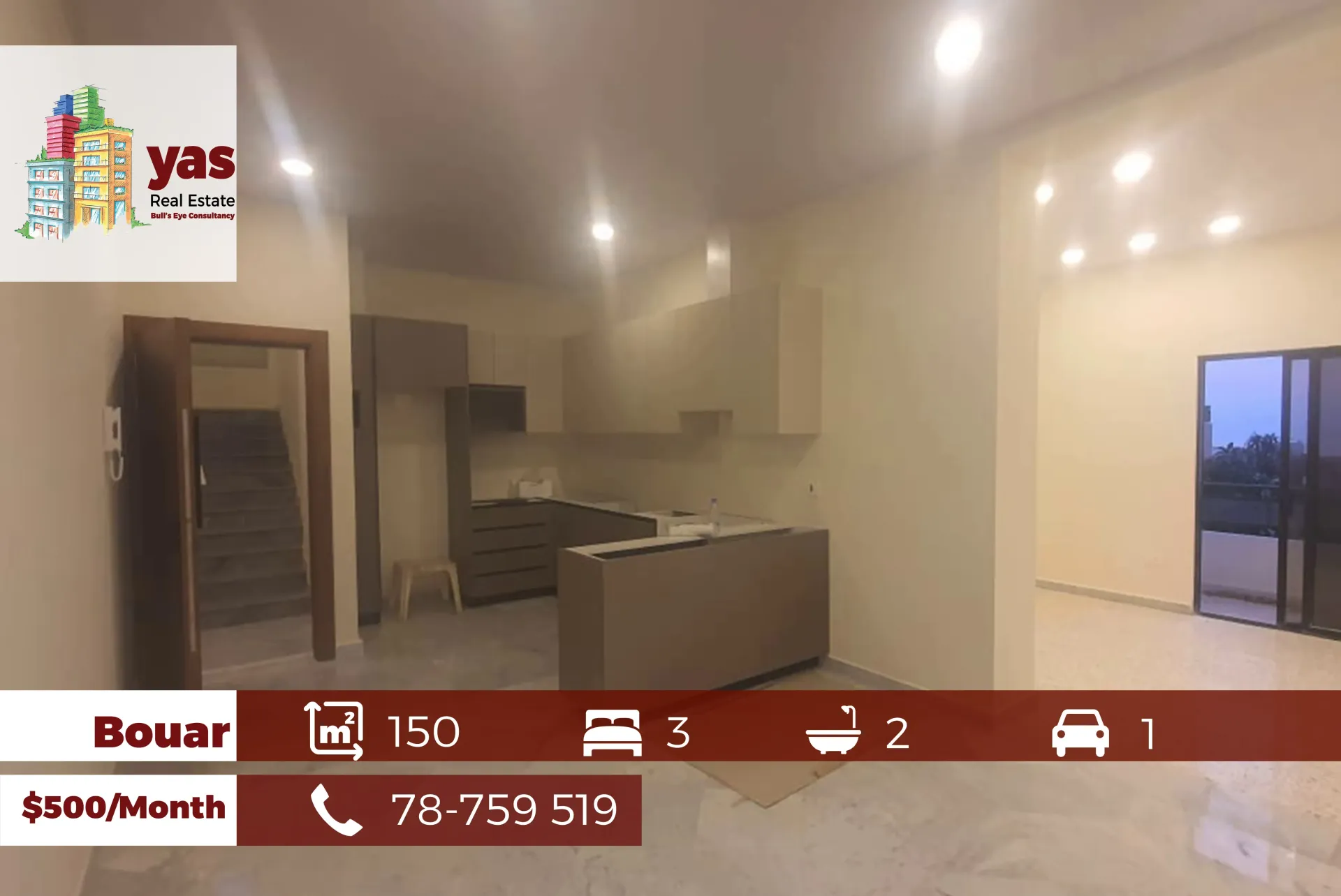 Apartment for Rent in Bouar - 3 bed, 2 bath
