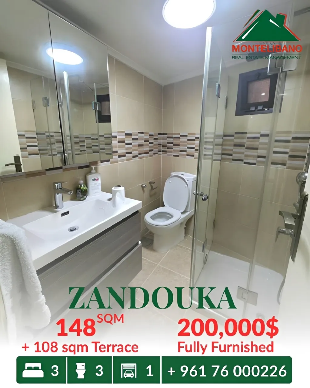 Apartment for sale in Zandouqah