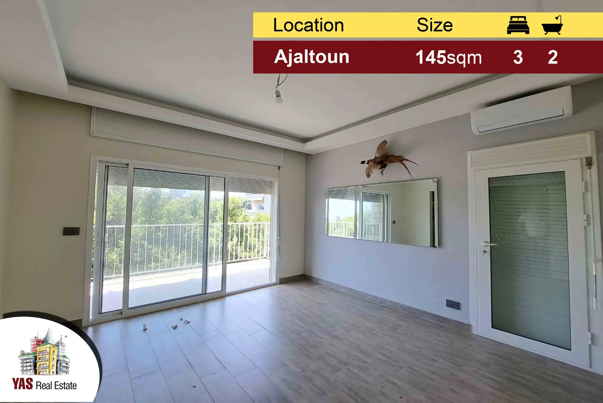 Apartment for Sale in Ajaltoun - 3 bed, 2 bath