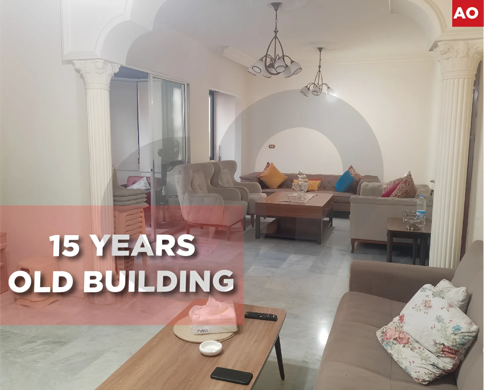 Apartment for Sale in Al Zarif, Beirut, Lebanon - 2 bed, 2 bath