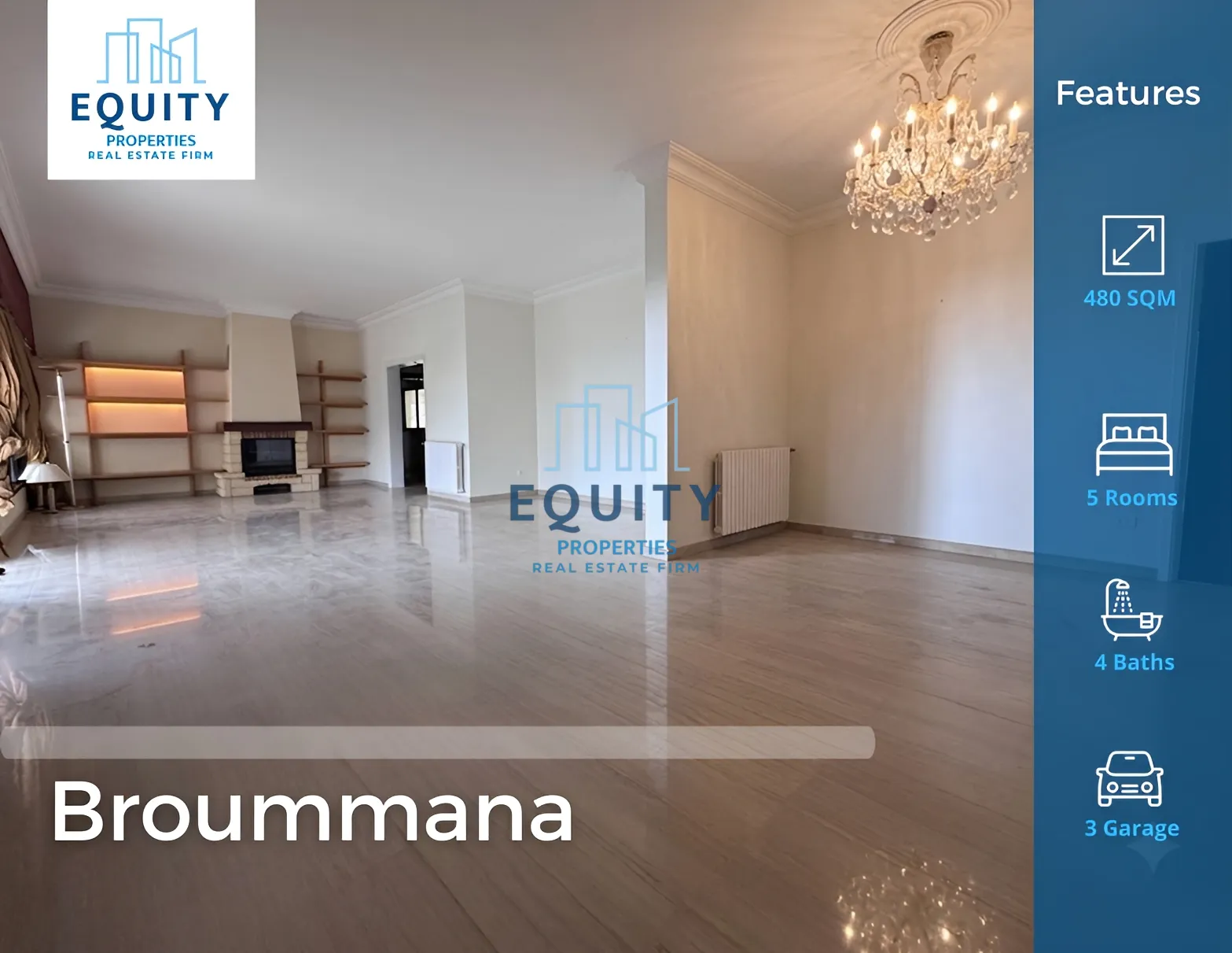 Duplex for sale in Broummana, Lebanon - 5 bed, 4 bath