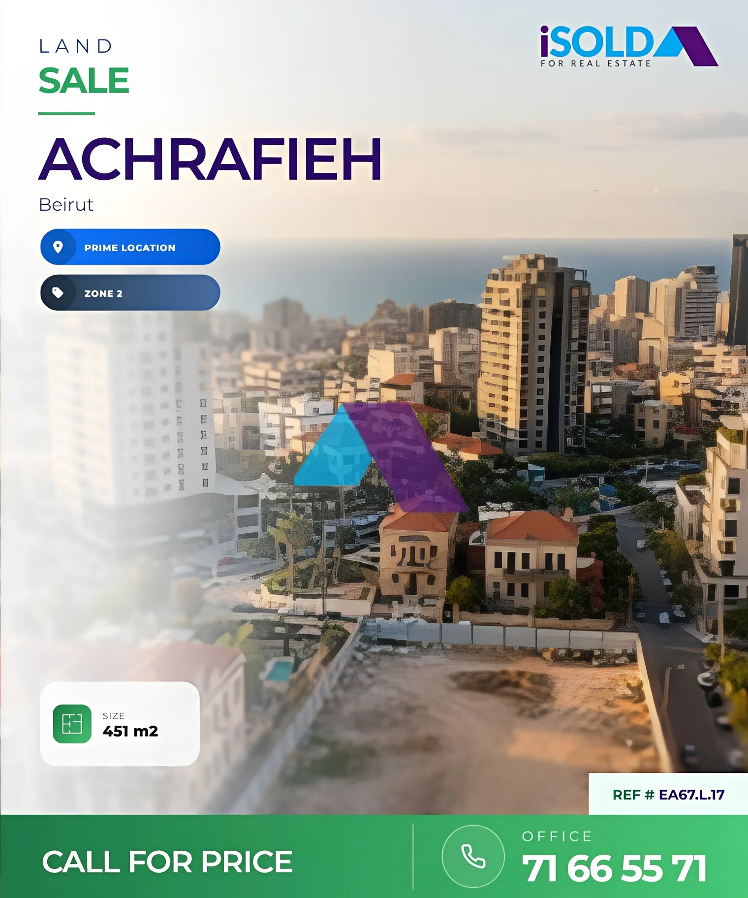 Residential Land for sale in Achrafieh