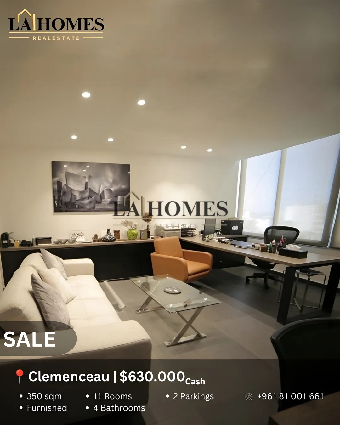 Office for sale in Clemenceau