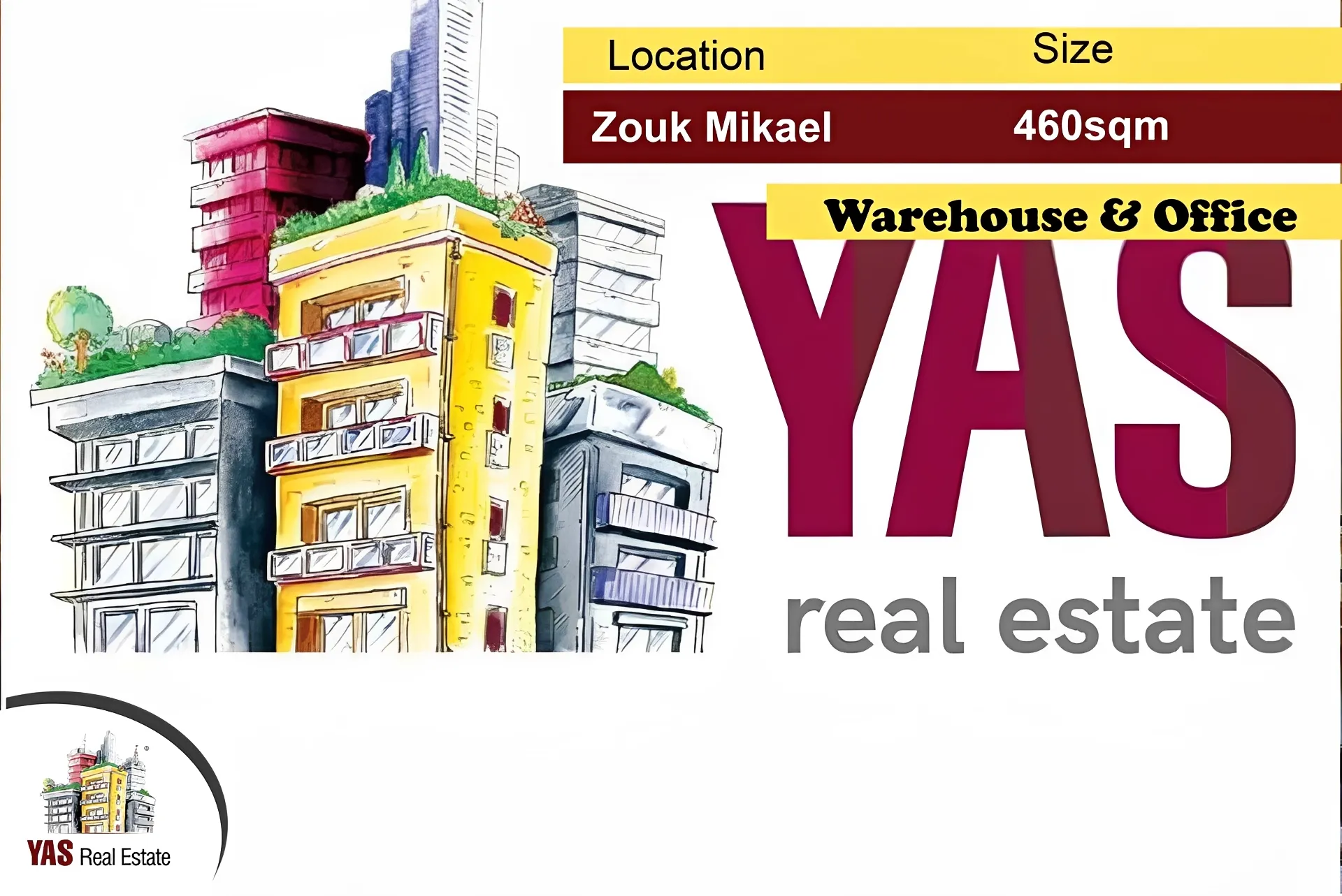 Warehouse for Sale in Zouk Mikael