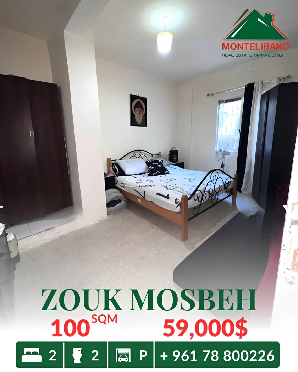 Apartment for sale in Zouk Mosbeh