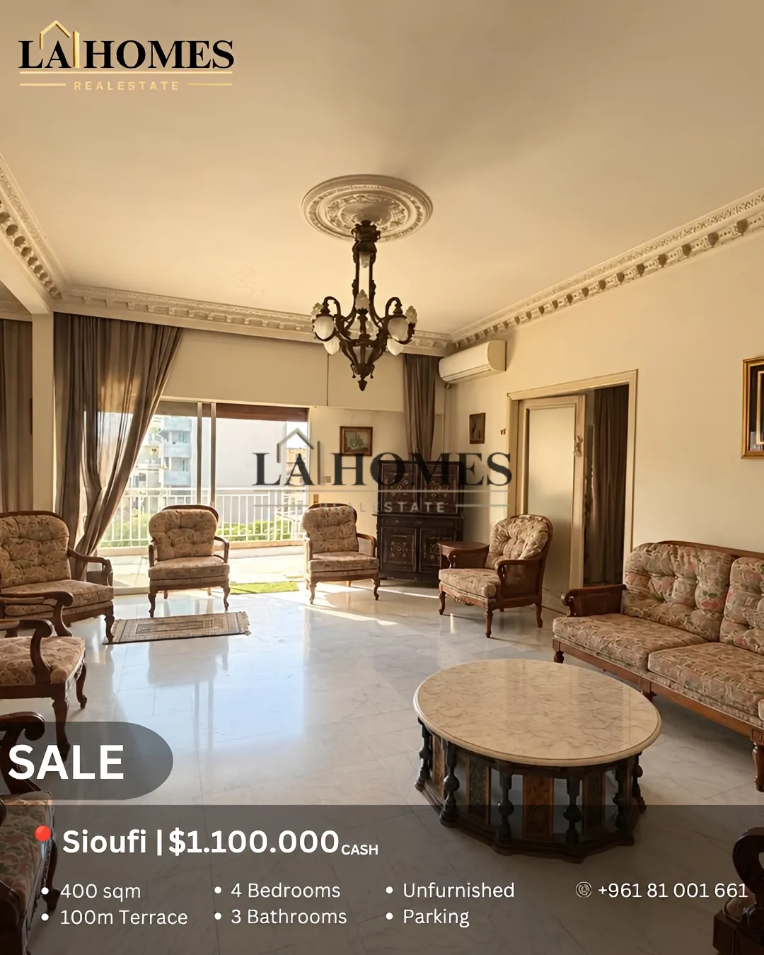 Apartment for sale in Sioufi