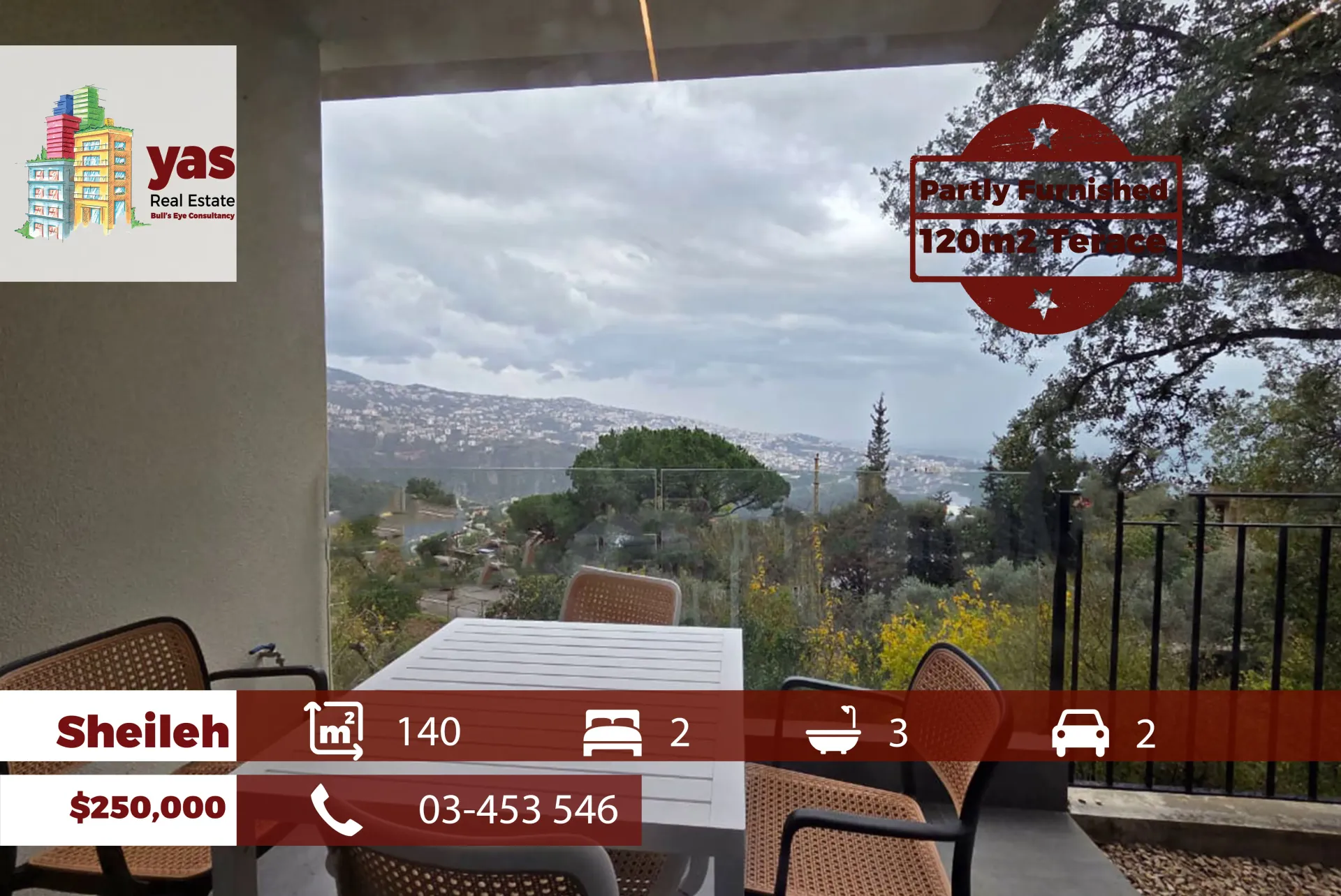 Apartment for Sale in Sehaile - 2 bed, 3 bath